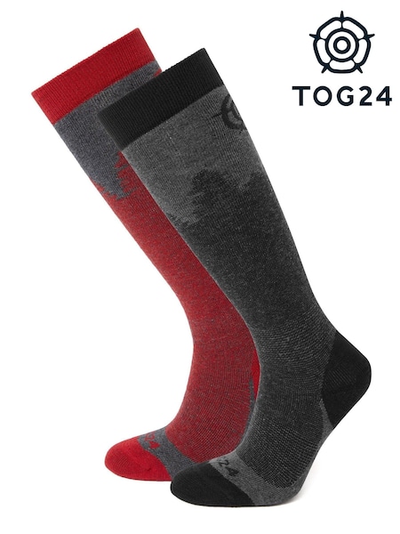 Tog 24 Black Aprica Ski Socks 2 Pack (U71912) | €40