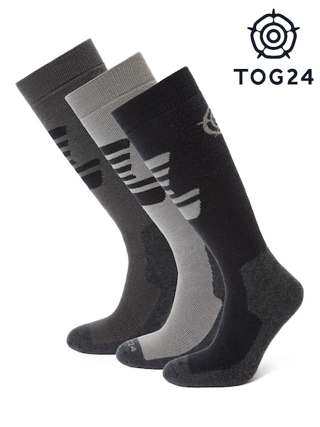 Tog 24 Black Bergenz Ski Socks 3 Pack (U71924) | BGN 97
