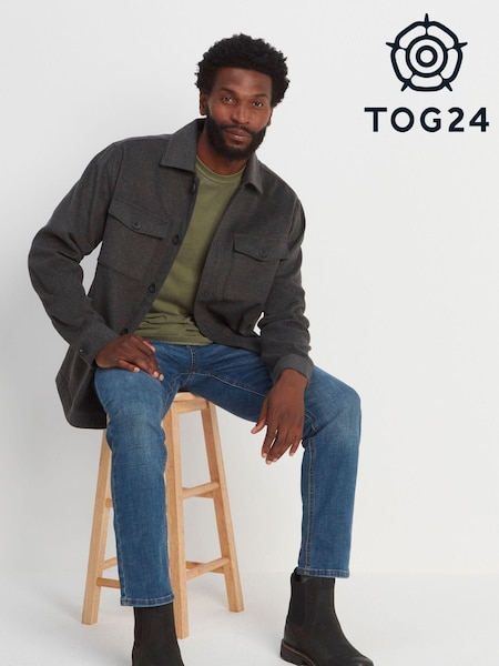 Tog 24 Grey/Dark Indigo Blue Check Foxton Shacket (U71945) | €31