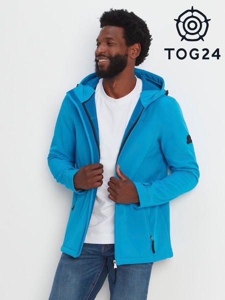 Синьо-білий - Водонепроникна куртка Feizor Softshell із капюшоном 24 (U71965) | 2 944 грн
