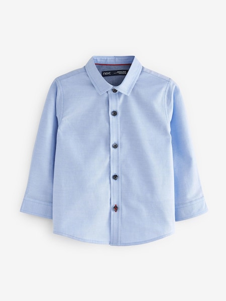 Blau - Trimmed Oxford Shirt (3mths-7yrs) (U72311) | 9 € - 11 €