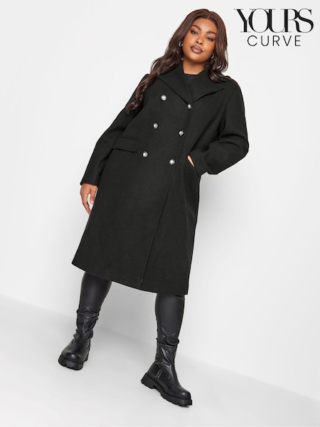 Yours Curve Military Coat (U72736) | 46 €