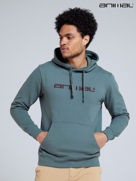 ירוק - Animal Mens Driver Organic Hoodie (U72829) | ‏246‏₪