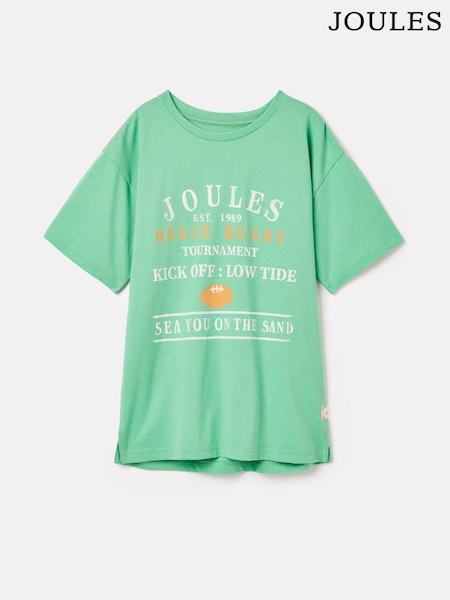 Joules Boys' Ben Green Short Sleeve T-Shirt (U73137) | €13 - €14.50