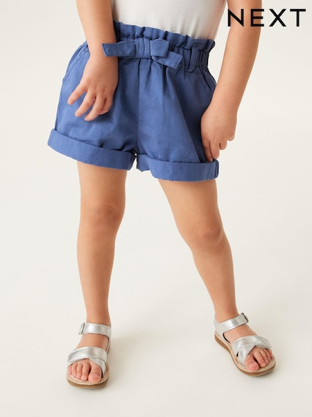 Navy Blue Chino Tie Belt Shorts (3mths-7yrs) (U73774) | €9 - €11