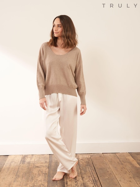 Коричневый - Truly Richmond Cashmere Jumper (U73991) | €83