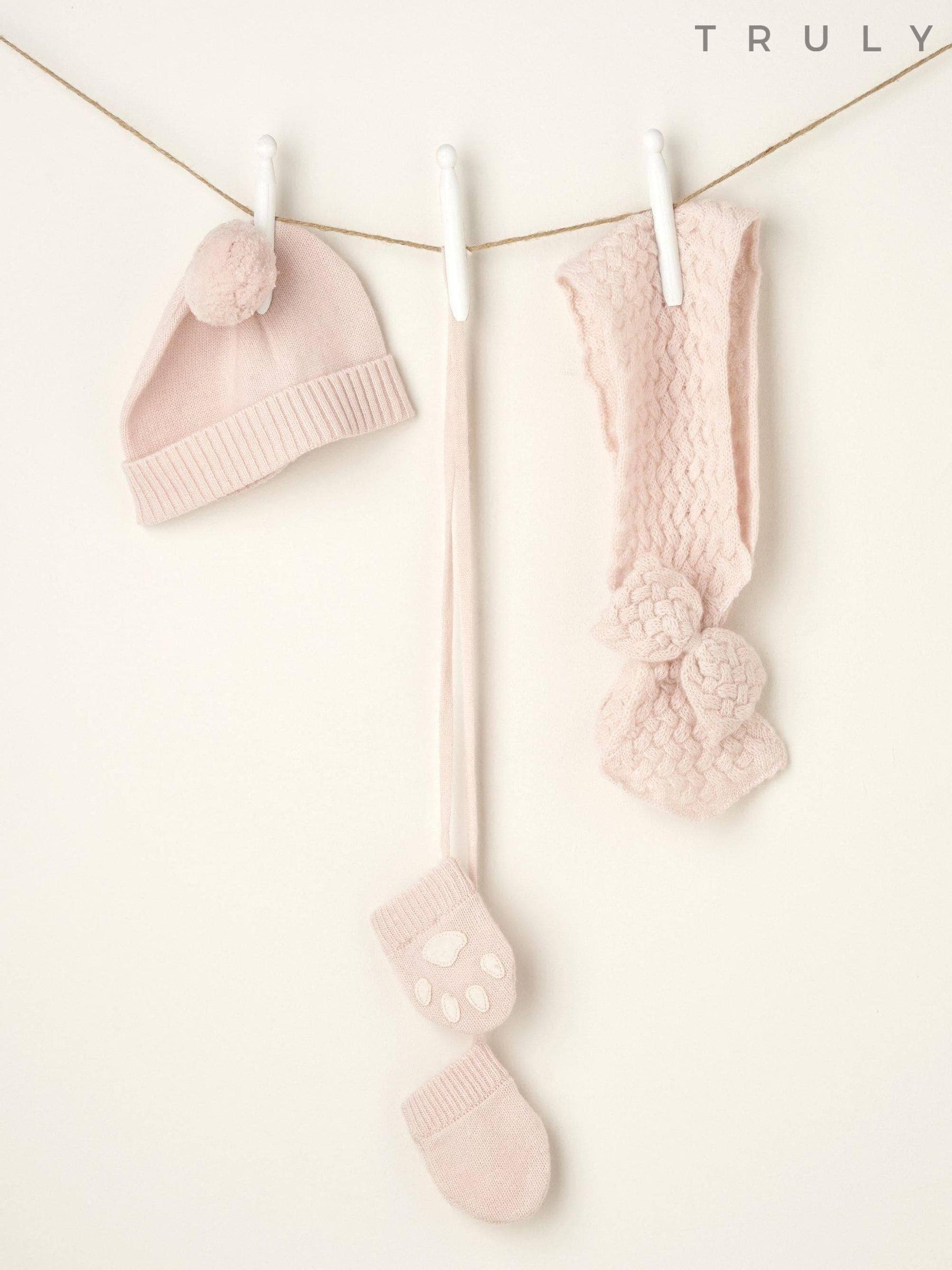 Next baby girl hat and gloves discount
