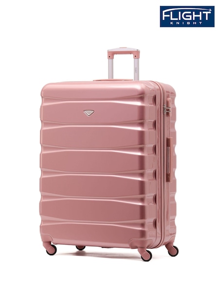 Flight Knight Large Hardcase Lightweight Check In Suitcase With 4 Wheels (U74110) | €105