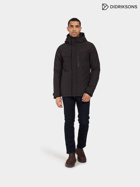 שחור - Didriksons Mens Waterproof Stefan Jacket (U74301) | ‏1,056‏₪