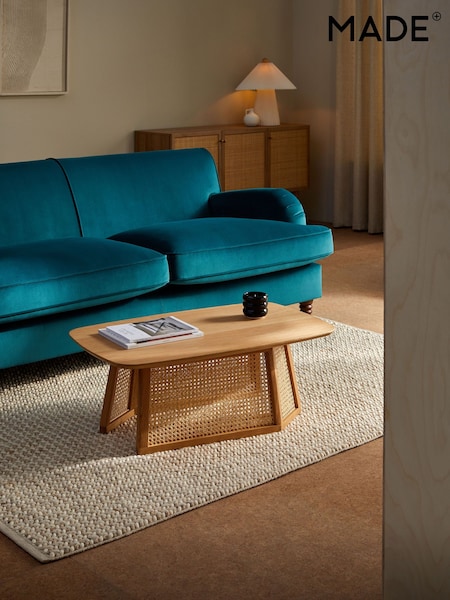 MADE.COM Oak Luca Rattan Coffee Table (U74499) | €302