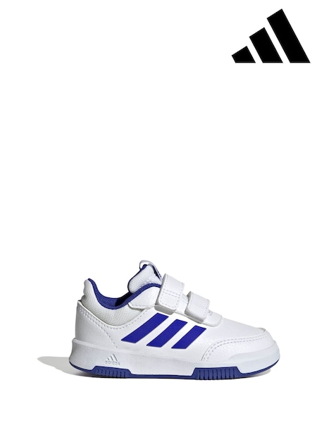 adidas White/Blue White/Pink Tensaur Sport Hook and Loop Trainers (U74679) | €15