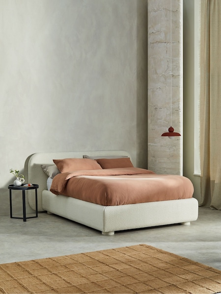MADE.COM White Boucle Hanson Ottoman Storage Bed (U74720) | €1,007 - €1,133