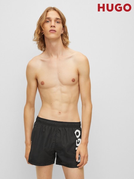 HUGO Black Abas Swim Shorts (U74878) | €22