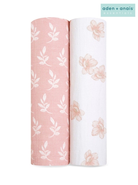 Aden + Anais Pink Organic Cotton Muslin Blankets 2 Pack (U75075) | 20 370 тг