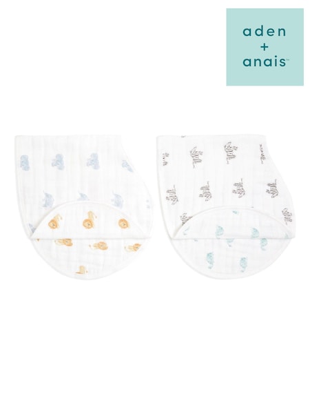 aden + anais Organic Cotton Muslin Burpy Bibs 2 Pack (U75080) | 33 €
