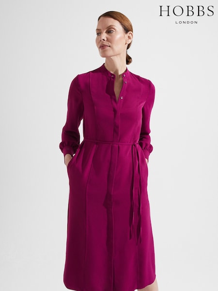 Hobbs Pink Bletchley Dress (U75171) | €89