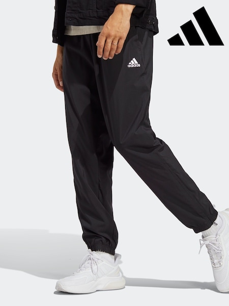adidas Black Sportswear AEROREADY Essentials Stanford Elastic Cuff Joggers (U75294) | R$ 325