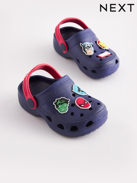Navy Blue Marvel Clogs (U76442) | € 20 - € 23