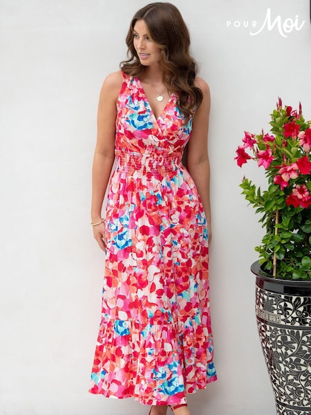 Pour Moi Red Carmen Woven Dress (U76444) | €66