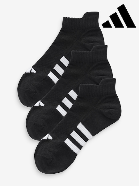 أسود داكن - Adidas Performance Light Low Socks 3 Pack (U76870) | ‏77 ر.س.‏