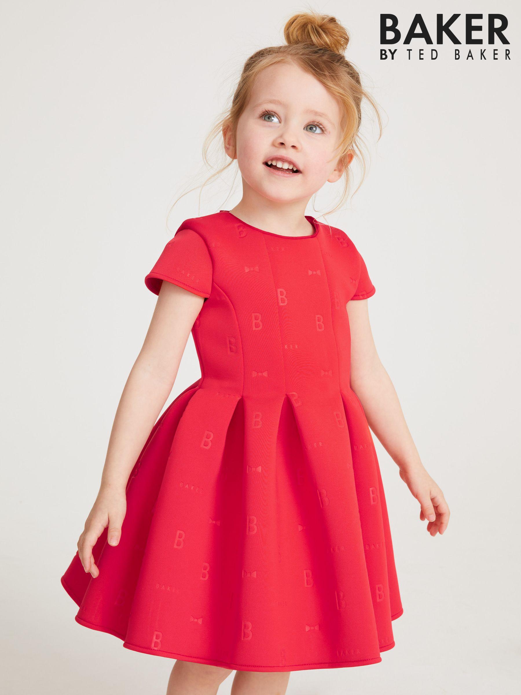 Ted baker girls red dress hotsell