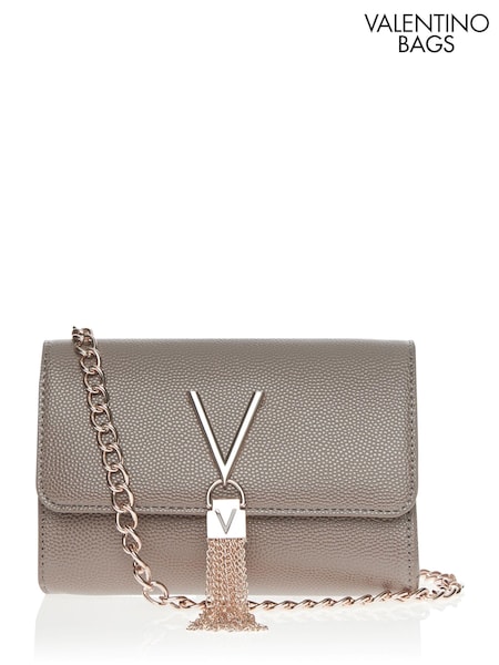 Таупе - Valentino Bags Cross-body Divina Tassel Bag (U77354) | 4 506 грн