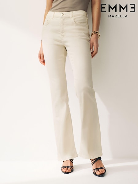 Emme by Marella Slim Acqua White Jeans (U77437) | 73 €