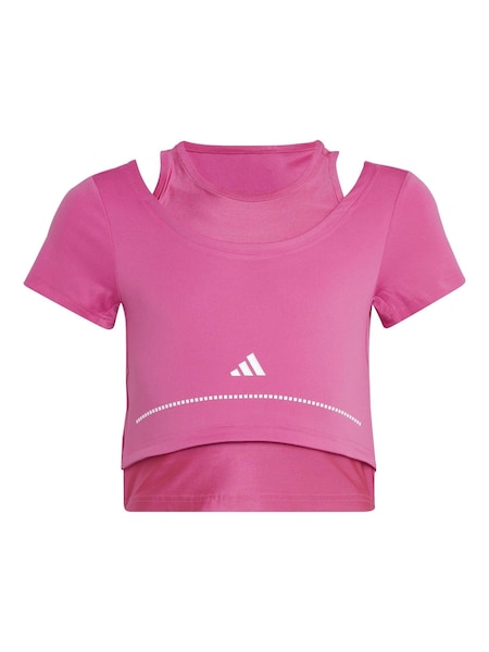 adidas Pink Junior AEROREADY HIIT Training T-Shirt (U77463) | €17.50