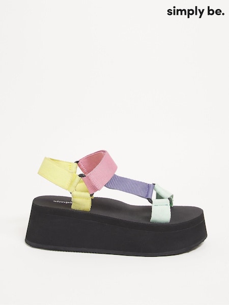 Simply Be Patel Riri Extra Wide Fit Sandals (U77760) | 44 €