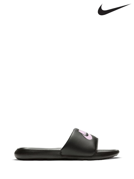 Nike Black/Pink Victori One Shower Sliders (U78127) | €47