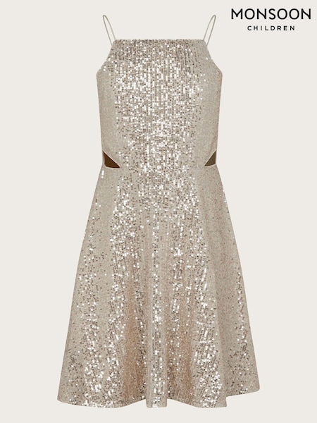 Monsoon Charlotte Sequin Dress (U78270) | 232 LEI - 250 LEI