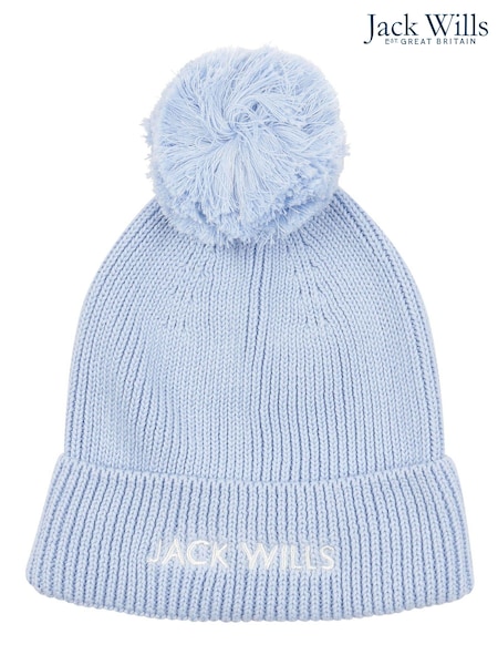 Jack Wills Blue Bobble Hat (U78468) | 64 LEI