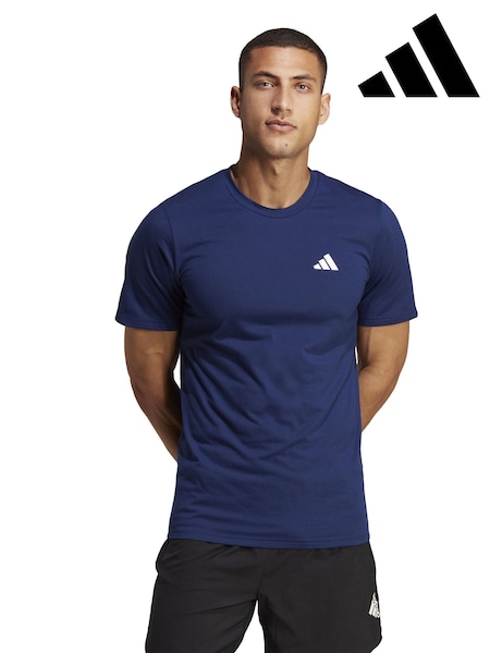 adidas Navy Blue Train Essentials Feelready Training T-Shirt (U78820) | AED134