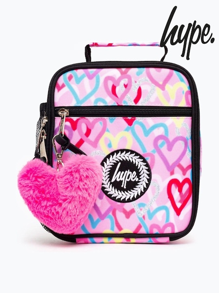 Hype. Pink Graffiti Hearts Lunch Box (U79042) | 115 zł