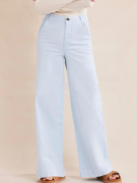 Boden Blue Casual Wide Leg Trousers (U80173) | €49