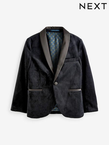 Black Velvet Blazer Jacket (3-16yrs) (U81041) | €22 - €24