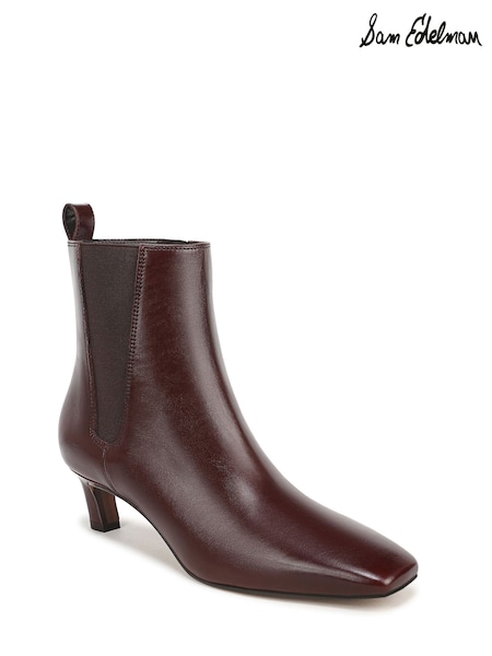 Brown - Sam Edelman Peony Pull On Ankle Boots