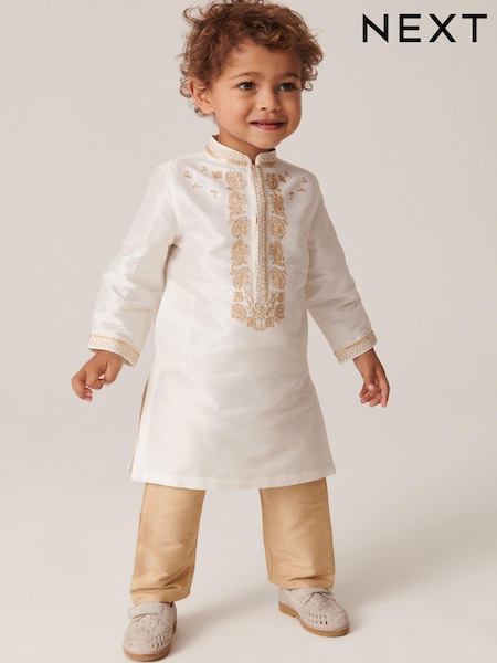 Золотой - Lightweight Kurta Trousers (3mths-7yrs) (U83113) | €4 - €6