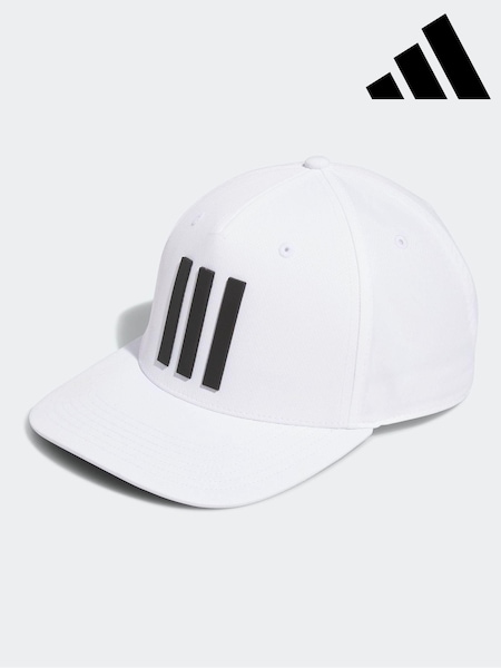 adidas Golf 3-Stripes Tour White Hat (U83903) | AED73