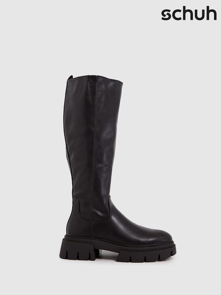 Schuh Dara Chunky Pull On Knee Boots (U83931) | 47 €