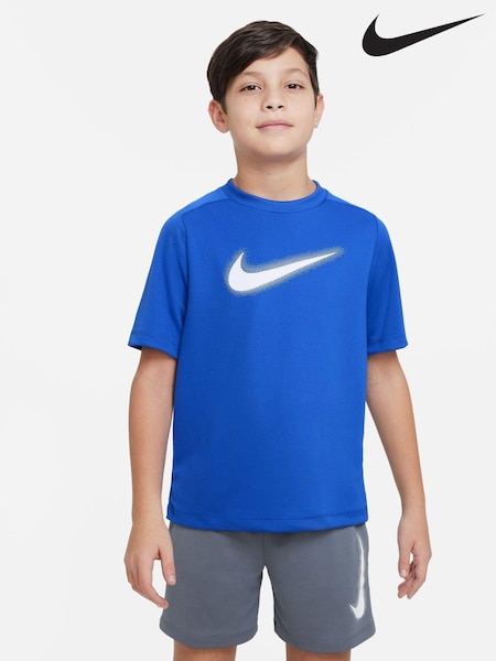 Nike Safety Orange Dri-FIT Multi Graphic Training T-Shirt (U84484) | €13