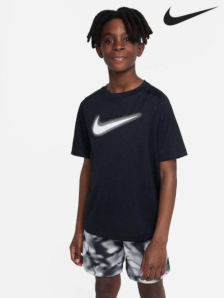 Nike Black Dri-FIT Multi Graphic Training T-Shirt (U84485) | €13