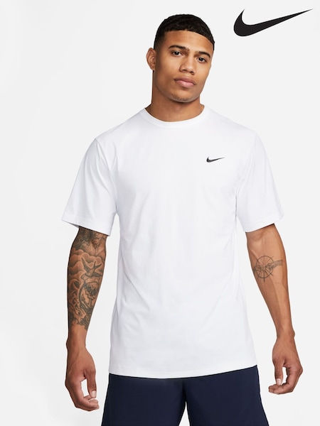 Nike White Dri-FIT Hyverse Training T-Shirt (U84545) | €46