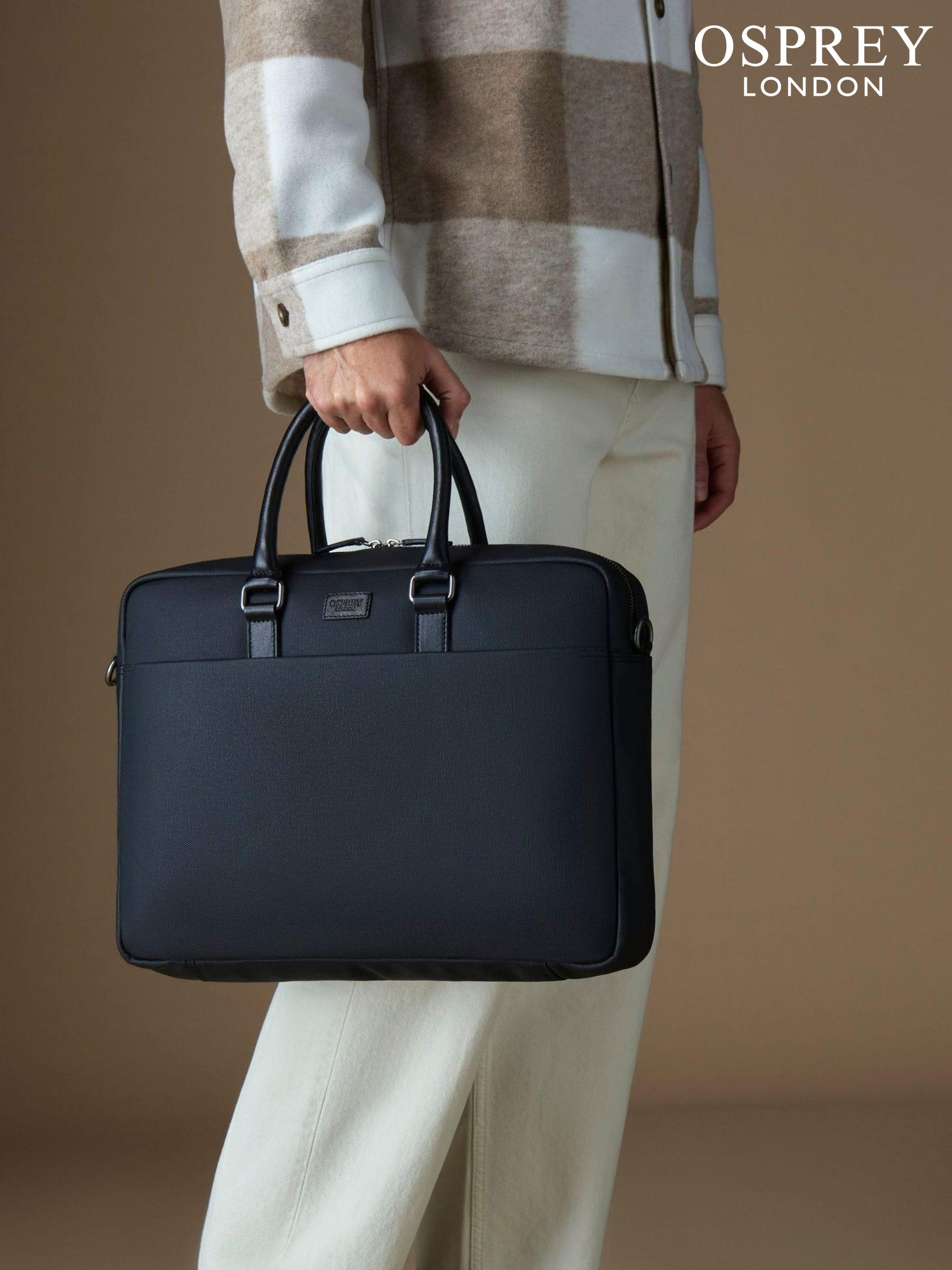 Leather laptop bag for men deals