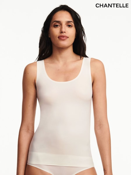 لون طبيعي - Chantelle Soft Stretch Seamless One Size Vest Top (U85246) | ‏186 د.إ.‏