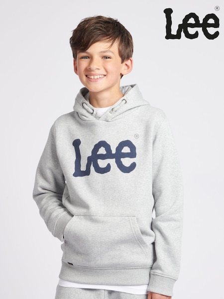 Lee Grey Boys Classic Fit Over Head Hoodie (U86686) | €23 - €32