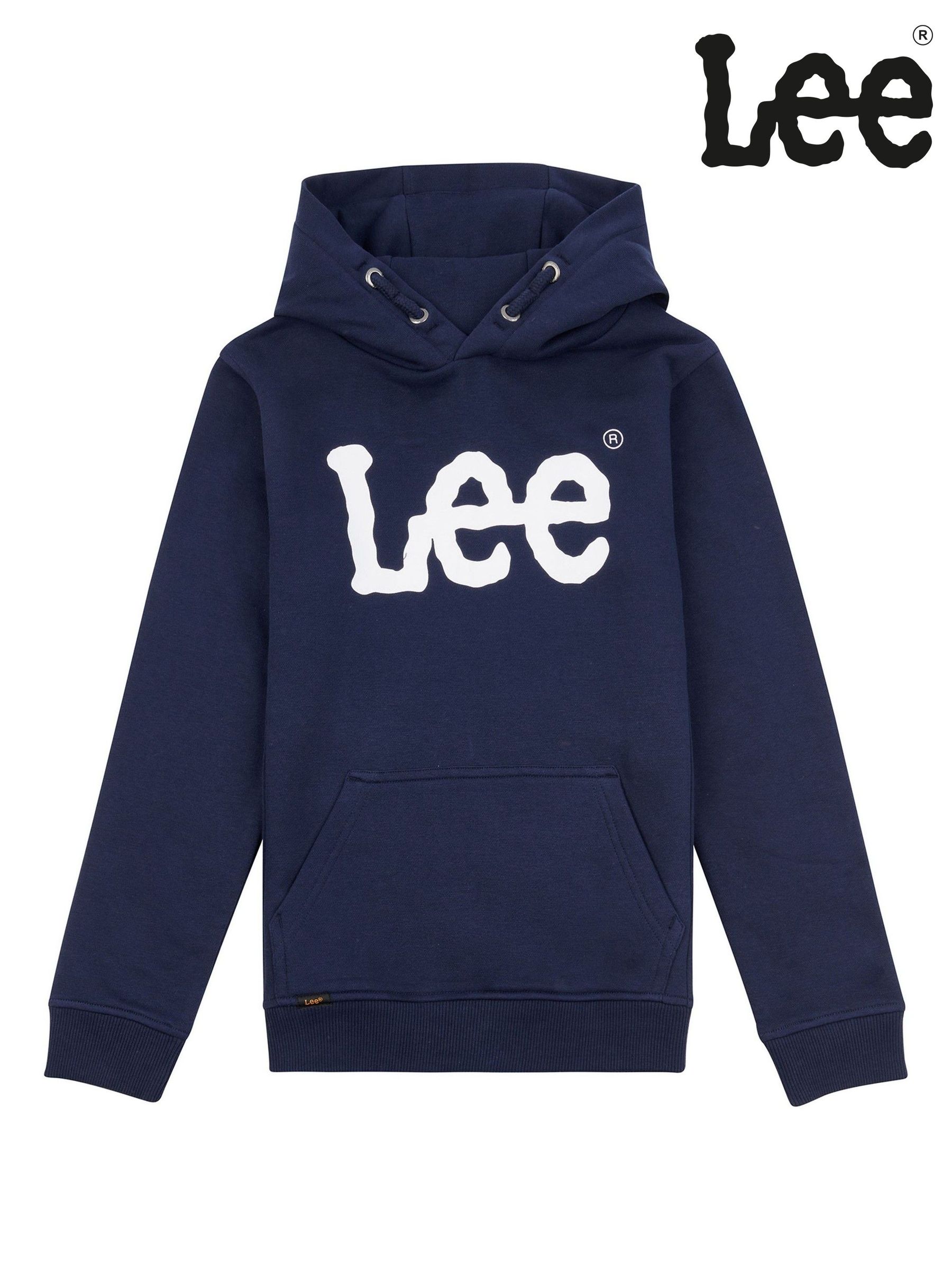 Lee Blue Hooded Print Casual Hoodies | Next Luxembourg