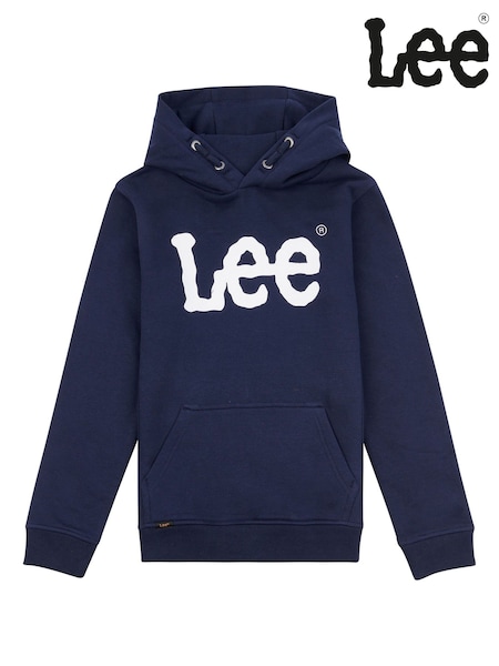 Lee Dark Blue Boys Classic Fit Over Head Hoodie (U86687) | €53 - €72