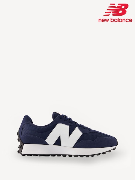 New Balance Navy/White Mens 327 Trainers (U87667) | LEI 745