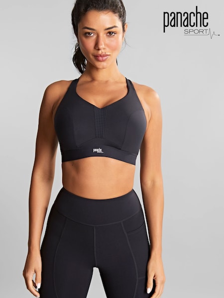 Black Chrome - Panache Endurance Wired Non Padded Sports Bra
